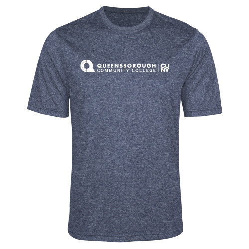 Navy Heather Performance Contender Tee-Primary Logo
