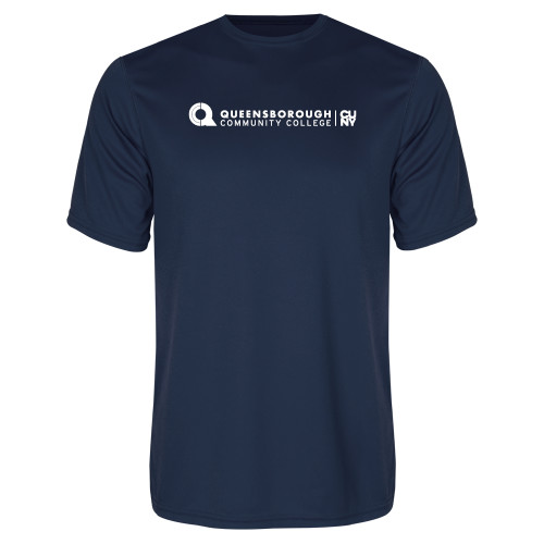 Navy Performance Tee-Primary Logo