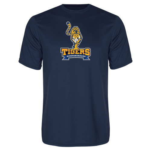 Navy Performance Tee-Tiger Queensborough