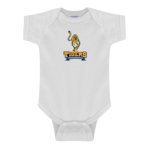 White Infant Onesie-Tiger Queensborough