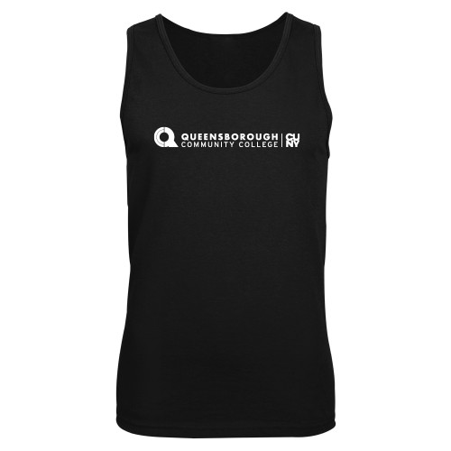 Black Tank Top-Primary Logo