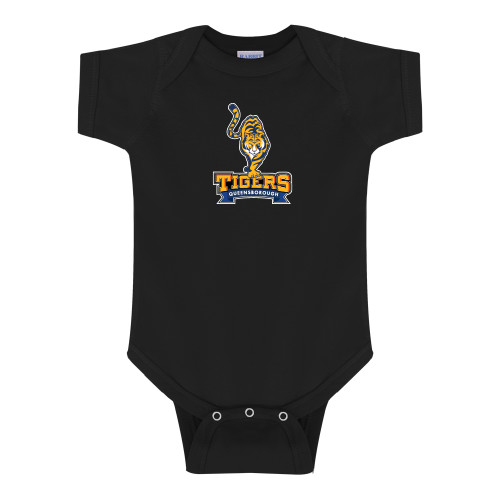 Black Infant Onesie-Tiger Queensborough