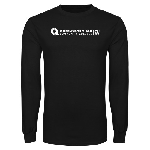 Black Long Sleeve T Shirt-Primary Logo