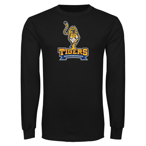 Black Long Sleeve T Shirt-Tiger Queensborough