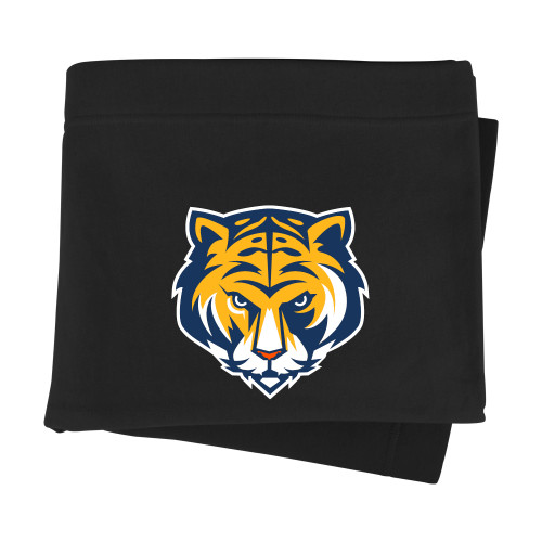 Black Sweatshirt Blanket-Mascot Head