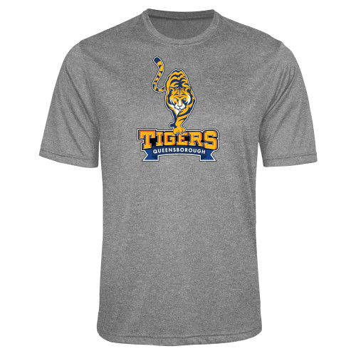 Grey Heather Performance Contender Tee-Tiger Queensborough