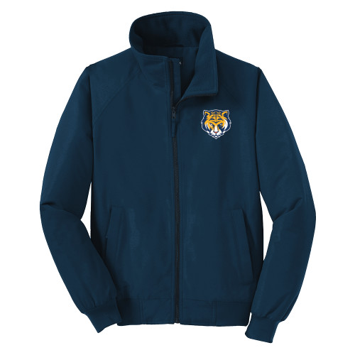 Navy Charger Jacket-Mascot Head