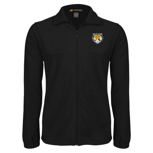 Black Fleece Full Zip Jacket-Mascot Head