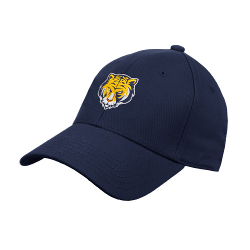 Navy Structured Adjustable Pro Style Hat-Mascot Head