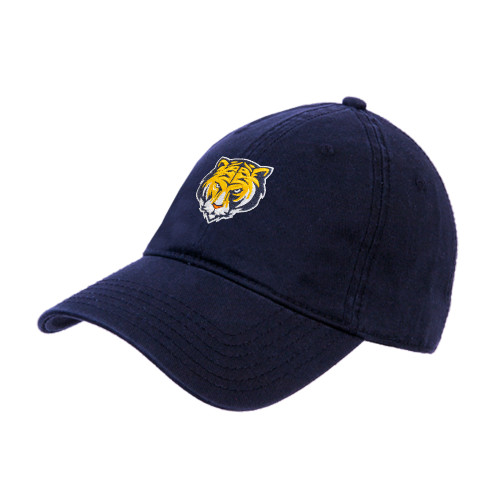 Navy Unstructured Adjustable Low Profile Hat-Mascot Head