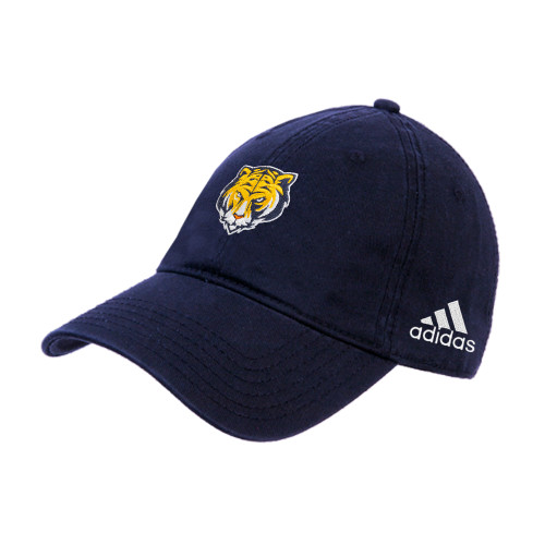 Adidas Navy Adjustable Washed Slouch-Mascot Head
