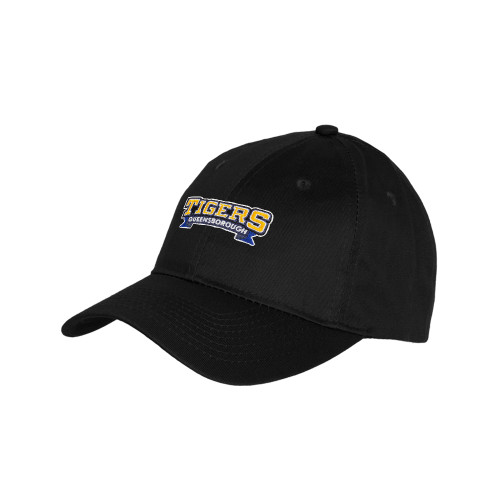 Youth Black Pro Style Hat-Wordmark