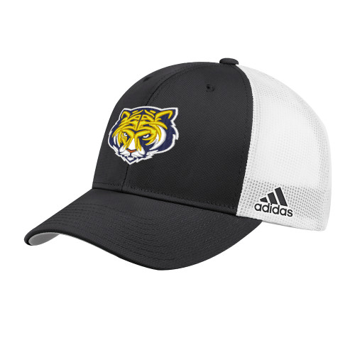 Adidas Black Structured Adjustable Mesh Hat-Mascot Head