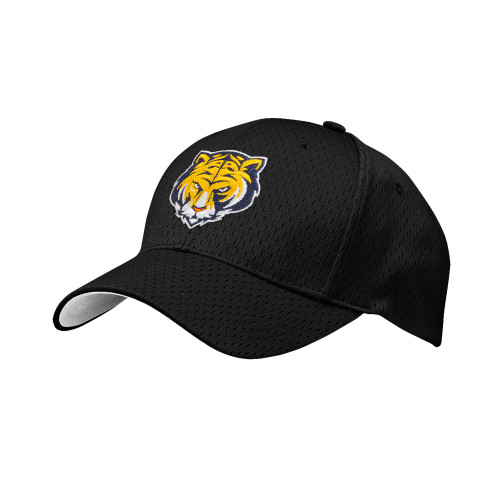 Black Pro Mesh Structured Hat-Mascot Head