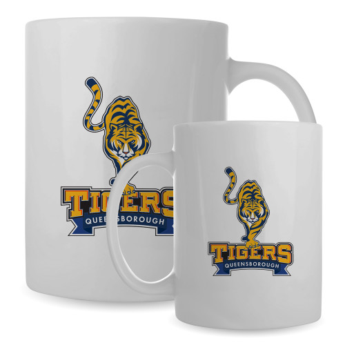 Full Color White Mug 15oz-Tiger Queensborough