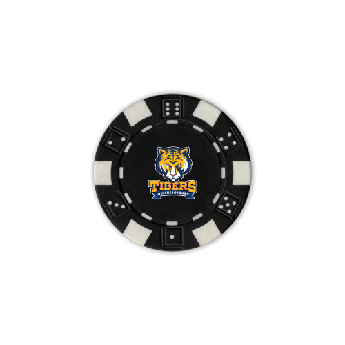 Black Game Chip-Mascot head wordmark