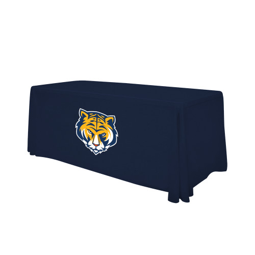 Navy 6 foot Table Throw-Mascot Head