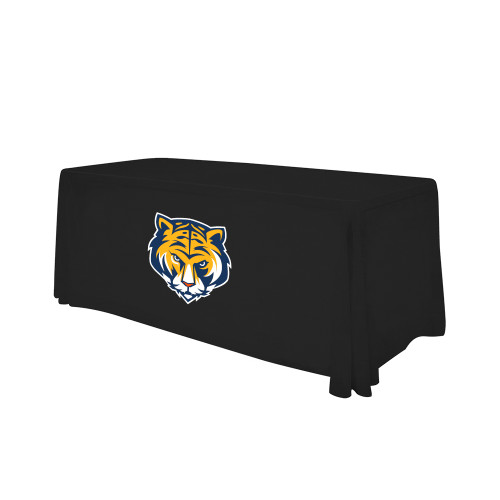 Black 6 foot Table Throw-Mascot Head