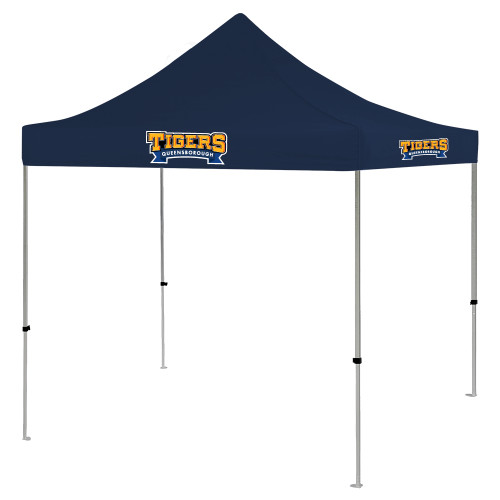 9 ft x 9 ft Navy Tent-Wordmark