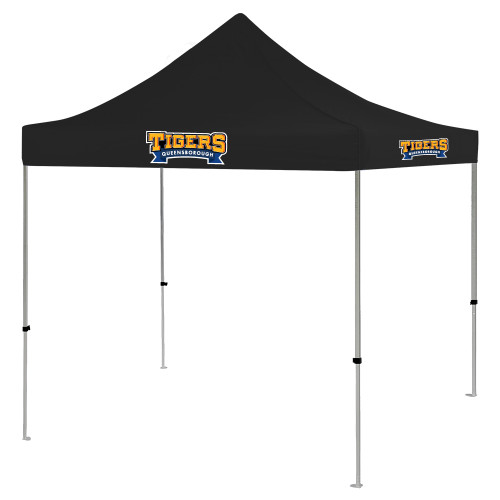 9 ft x 9 ft Black Tent-Wordmark