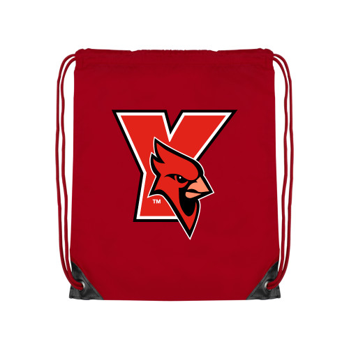 Red Drawstring Backpack-Cardinal