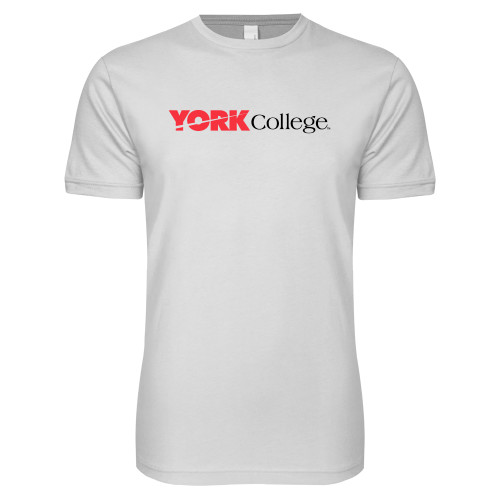 Next Level White SoftStyle T Shirt-Officlal Logo