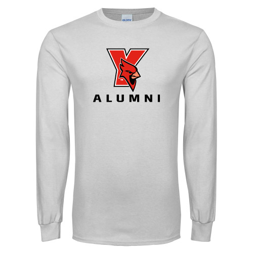 White Long Sleeve T Shirt-Alumni