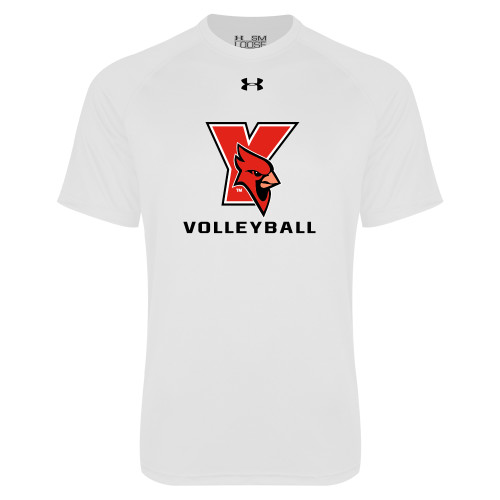 Under Armour White Tech Tee-Volleyball