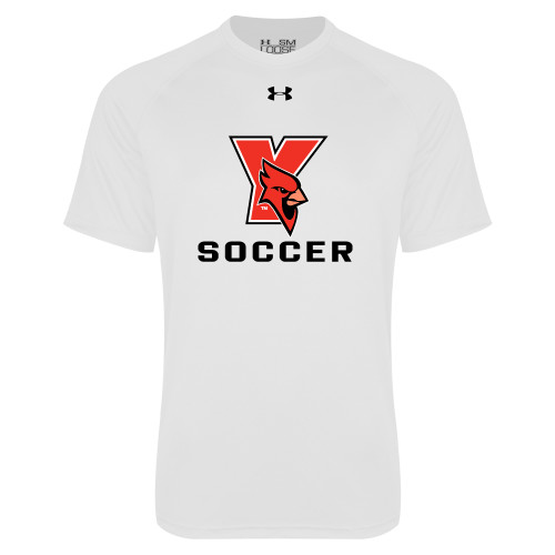 Under Armour White Tech Tee-Soccer