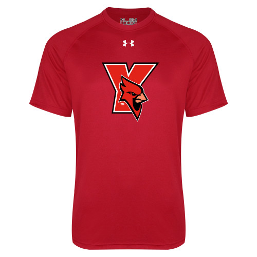 Under Armour Red Tech Tee-Cardinal