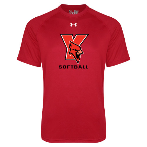 Under Armour Red Tech Tee-Softball