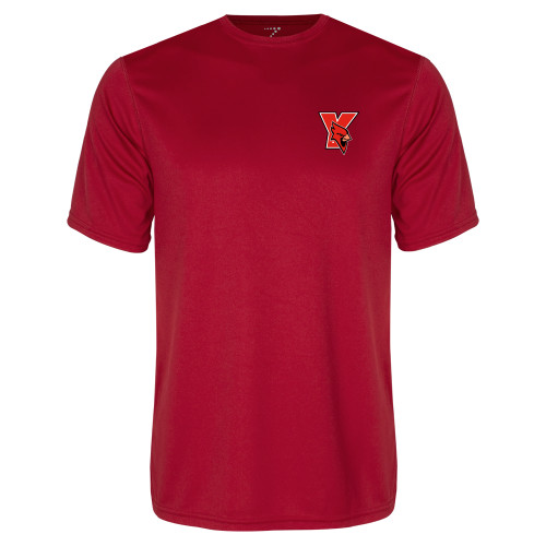 Red Performance Tee-Cardinal