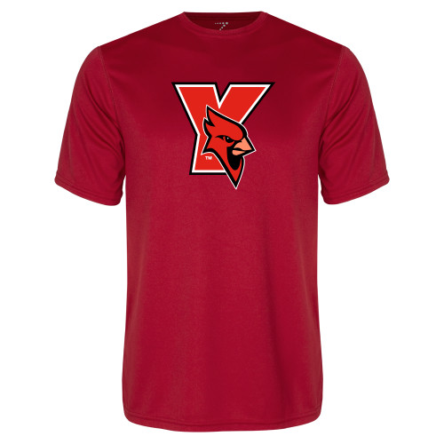 Red Performance Tee-Cardinal