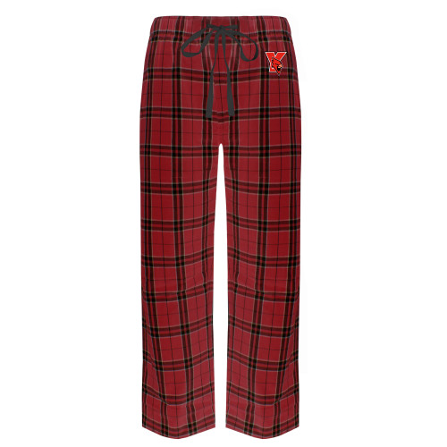 Red/Black Flannel Pajama Pant-Cardinal