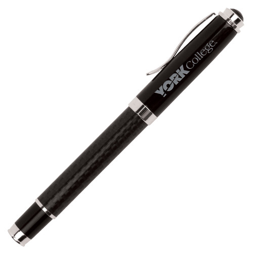 Luna Black Rollerball Pen-Official Logo Engraved