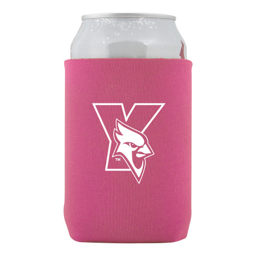 Neoprene Hot Pink Can Holder-Cardinal
