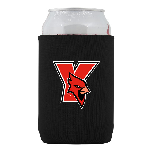 Neoprene Black Can Holder-Cardinal