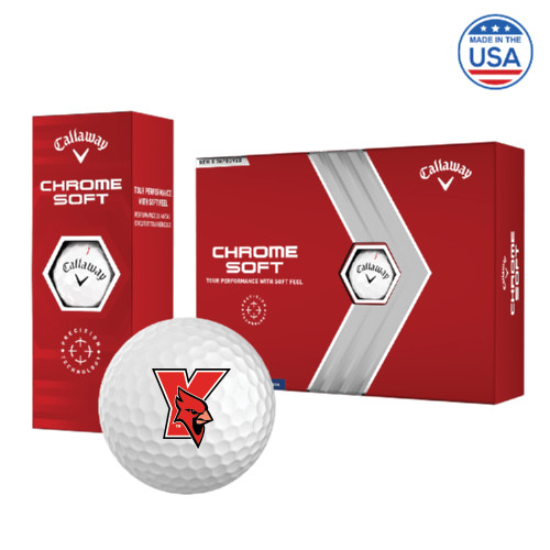 Callaway Chrome Soft Golf Balls 12/pkg-Cardinal