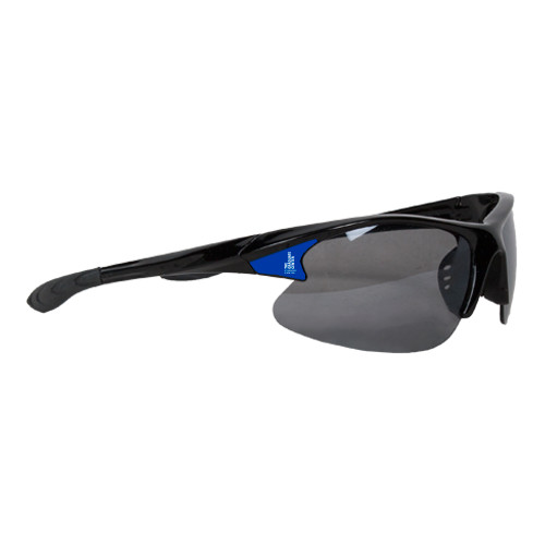 Mens Black Sporty Sunglasses-Graduate Center Wordmark