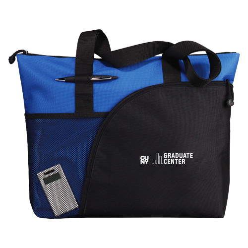 Excel Royal Sport Utility Tote-Graduate Center Wordmark