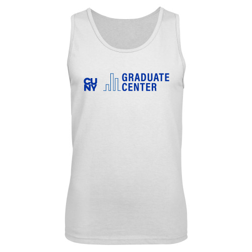 White Tank Top-Graduate Center Wordmark