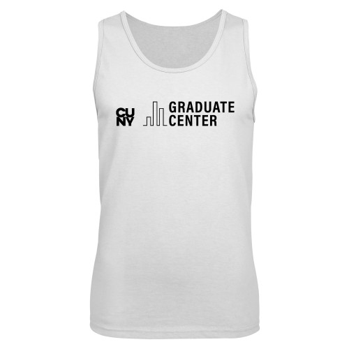 White Tank Top-Graduate Center Wordmark