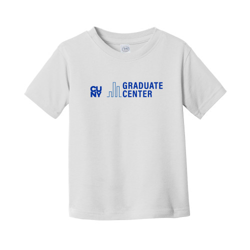 Toddler White T Shirt-Graduate Center Wordmark