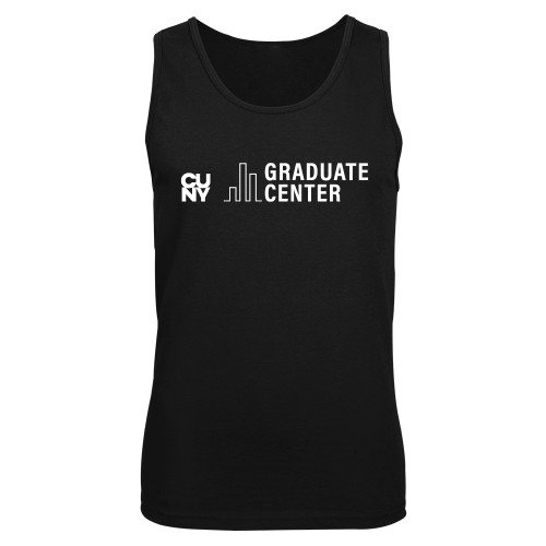 Black Tank Top-Graduate Center Wordmark