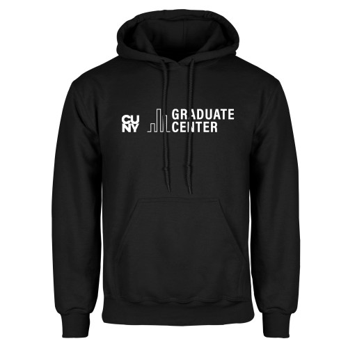 Black Fleece Hoodie-Graduate Center Wordmark