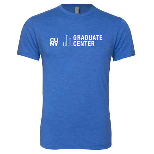 Next Level Royal Triblend Tee-Graduate Center Wordmark