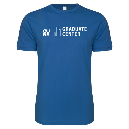 Next Level Royal SoftStyle T Shirt-Graduate Center Wordmark