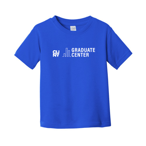 Toddler Royal T Shirt-Graduate Center Wordmark