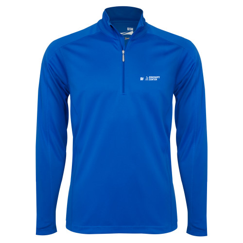 Syntrel Royal Interlock 1/4 Zip-Graduate Center Wordmark