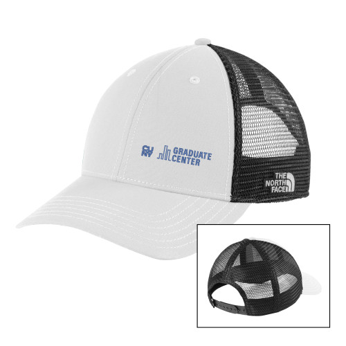 The North Face Vintage White/Grey Ultimate Trucker Hat-Graduate Center Wordmark